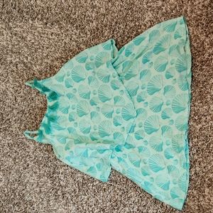 Aqua seashell dress 3 years